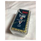 50 Rds, CCI 17 HMR  16 gr, varmint, Lead