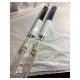 2 Christian flags, 12x18", NIP