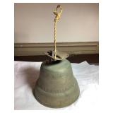 Vintage decorative Swiss? cow bell inscribed Bath