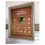 Framed The 13 Original Colonies commemorative