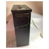 US military  metal ammo box, 11x5.5x 16"