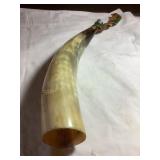 Black powder horn, 16"