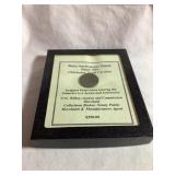 Slave auction token, 1846, Charleston, SC