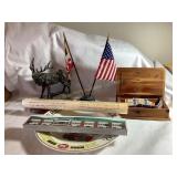 Misc. lot- Leitersburg Volunteer Fire Co plate,