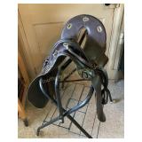 US Army McClellan Calvary leather saddle,