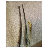 Civil War Sabre sword, 33" blade, inscribed CS