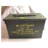 US military issue metal ammo box, 11.5x6x7"