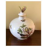 Herend Rothschild bird pattern Perfume bottle,