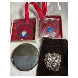 Towle Silverplated-Gnome ornaments 2 1/2ï¿½,