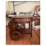 Drop leaf tea cart 34" x 30ï¿½ x 18ï¿½ (NO shipping)