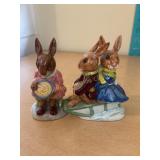 2 Royal Doulton Buntie Bunnykins -helping m