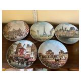 5 Dï¿½Arceau-Limoges decorative 8.5" plates