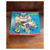 Vtg. Fisher Price family jet Port w/box -airplane,