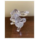 Waterford Crystal Jewels rabbit w/prism effects,