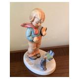 Goebel Hummel figurine, Bird Watcher, 1956, 5"