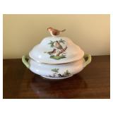 Herend Rothschild bird pattern mini tureen
