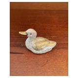 Herend Hungary duck figurine, 2"W