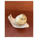 Herend Hungary snail figurine, 1.75"W