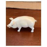 Herend Hungary pig figurine, 3"W