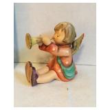 Goebel Hummel Joyous News girl w/trumpet 4.5"h