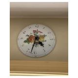 Kitchen wall decor- Descartes metal clock,
