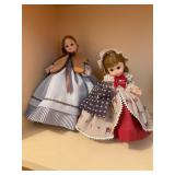 2 Madame Alexander dolls-baby Ross & Anastasia