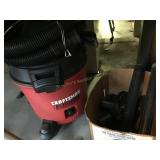 Craftsman  12 gallon shop vac with attachments