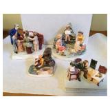 4 Sebastian miniatures- The doctor, Huckleberry