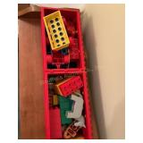 Large Lego like barn w/ animals
