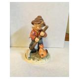 Goebel Hummel Little Farm Hand 4.5" - signed,