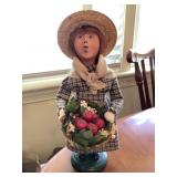 Byers Choice Carolers, Williamsburg girl w