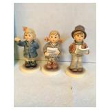 3 Goebel Hummel exclusive club figurines - lamp,