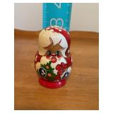 Hand painted wooden Russian nesting doll-2 3/4"