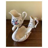 2 Pieces of Lenox, swan & pitcher (Trrasures
