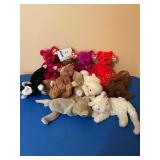 12 TY Beanie babies