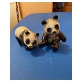 2 Goebel pandas, 3" tall