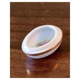 Limoges Castel trinket box bottom only, egg