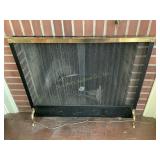 Fireplace screen, 38x31.5"