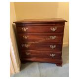 Cherry 4 drawer chest w/ pull out  shelf, Ethan