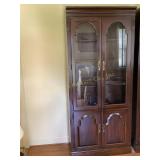 Ethan Allen Georgian Court Display case, brass