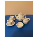 8 pc miniature tea set