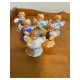 6 Goebel Annual Angel bell figures 1995, 96, 98,