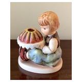 Goebel Hummel figurine, Birthday Cake, 1956, 4"H