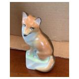 Herend Hungary Fox figurine, 5"H