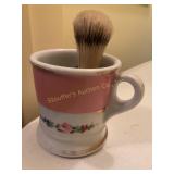 Velda China shaving mug & Ever ready brush,