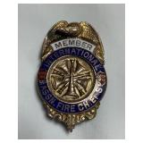 International Assn. Fire Chiefs badge 2"