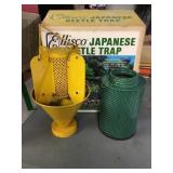 Vtg. Ellisco Japanese beetle trap w/orig. box