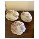 3 Vintage dishes, B & C Limoges, ZS & Co.