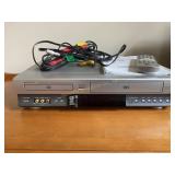 Toshiba VHS & DVD Player, not tested, remote &