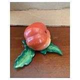 Herend Hungary tomato figurine, 3"W